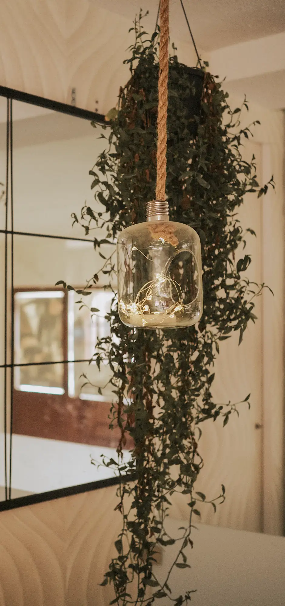 Foto de la página web de Noboli, para la sección cuerpo. En la foto una bombilla y una maceta.