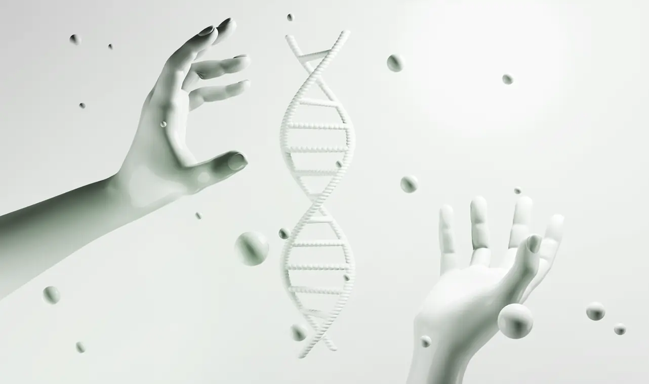 Foto de la página web de Noboli para la sección de genética. ADN.